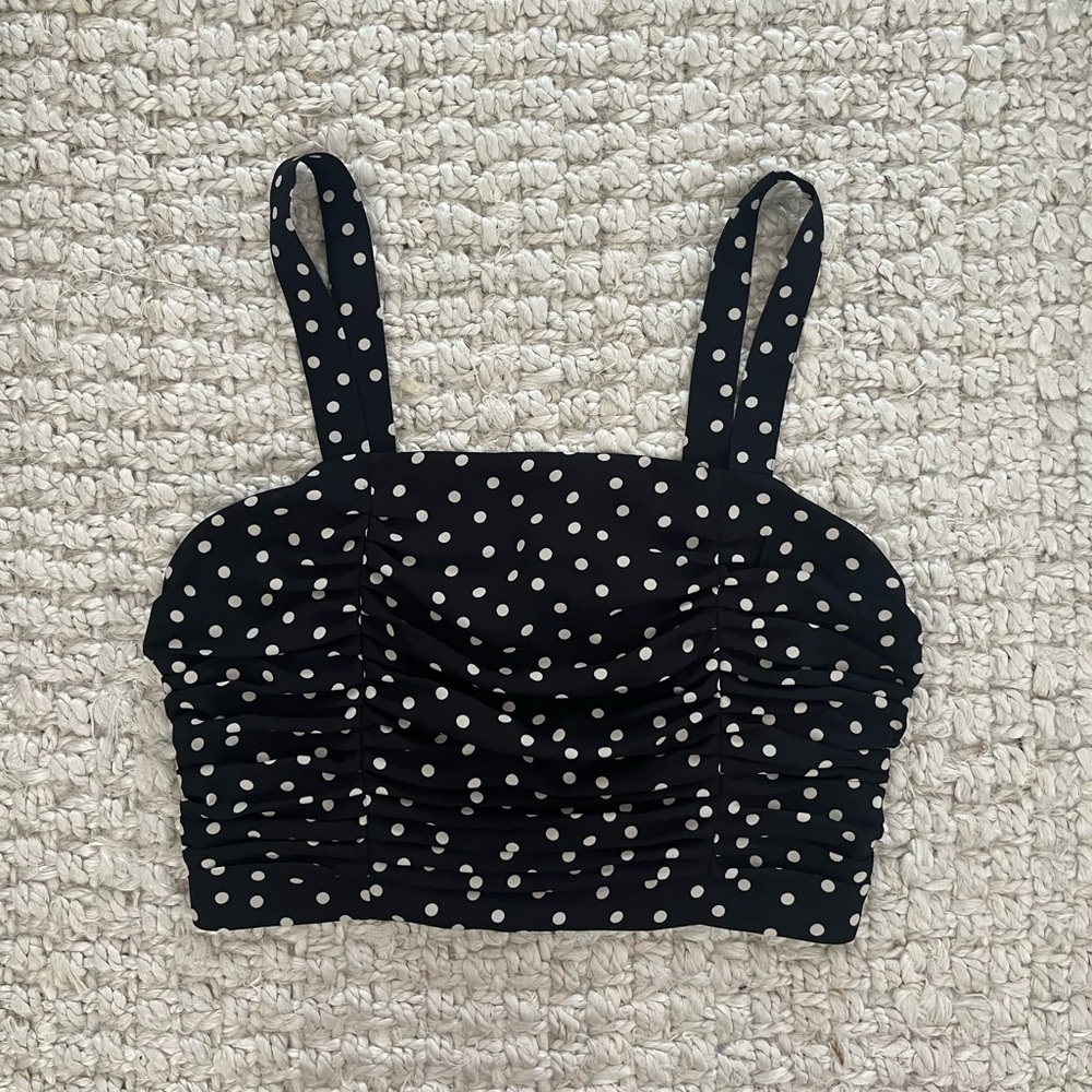 Polkadot Express Crop Top